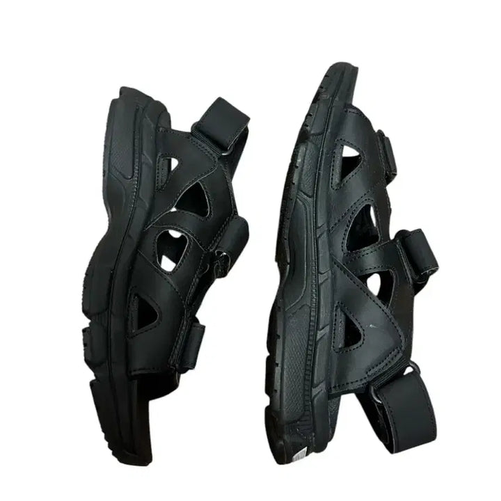 [BUNJANG] Asics Kahana SD Sandals Black/Silver / 아식스 카하나 SD 샌들 블랙/실버 230