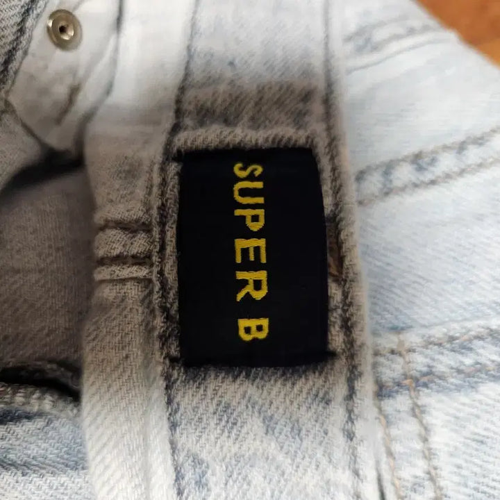 [BUNJANG] Light Wash Denim Wide Fit Summer Pants / 연청 여름대님