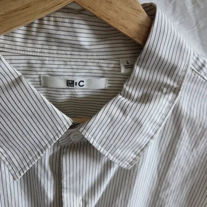 [BUNJANG] Uniqlo C Striped Shirt XL / 유니클로 C 스트라이프 셔츠 XL