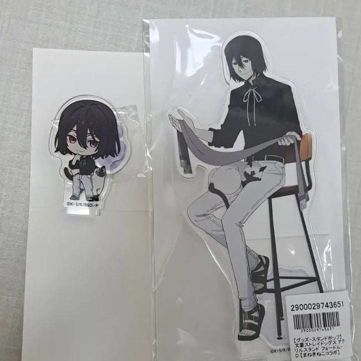 [BUNJANG] Bungo Stray Dogs Fyodor Dostoevsky Maneki-neko Collaboration Acrylic Stand Set (Sealed) / 일괄) 문스독 표도르 마네키네코 콜라보 아크릴 미개봉 ( 노래방 도스