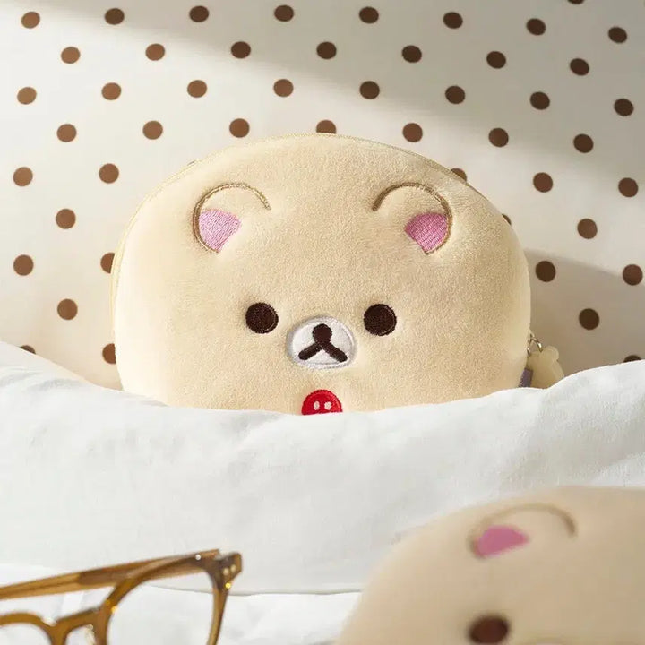 [BUNJANG] Rilakkuma Korilakkuma Half Moon Pouch Bundle Set / cgv 리락쿠마 코리락쿠마 반원 파우치 일괄 양도 판매