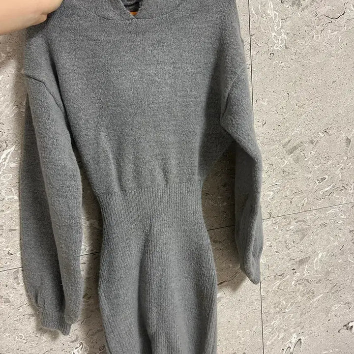 [BUNJANG] Gray Knit Dress / 회색 니트 원피스