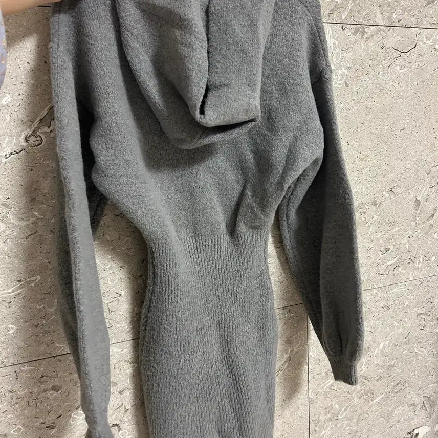 [BUNJANG] Gray Knit Dress / 회색 니트 원피스