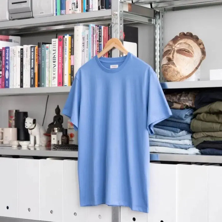 [BUNJANG] Everyworn Everyday Light T-Shirt Blue Size 1 / 에브리원 everyworn 에브리데이 라이트 티 블루 1사이즈