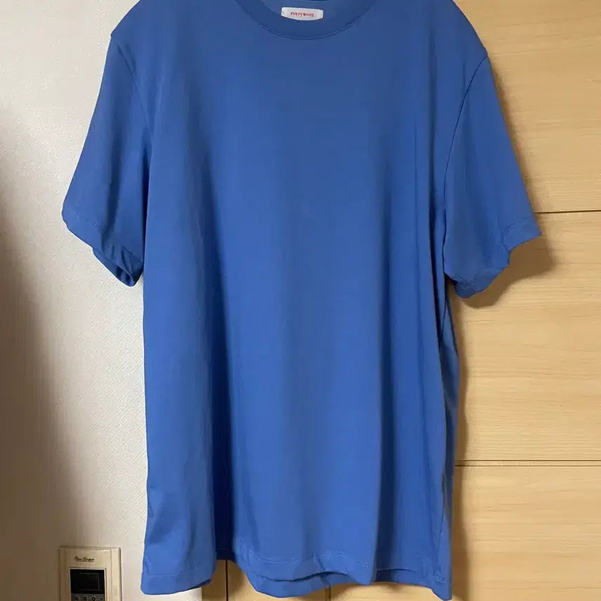 [BUNJANG] Everyworn Everyday Light T-Shirt Blue Size 1 / 에브리원 everyworn 에브리데이 라이트 티 블루 1사이즈