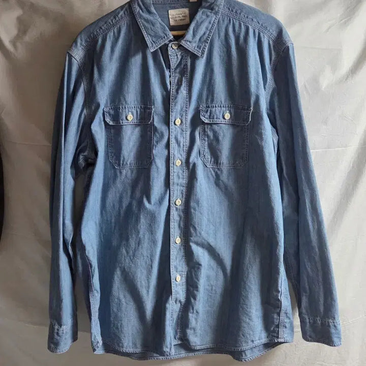 [BUNJANG] Uniqlo Chambray Shirt XL / 유니클로 샴브레이 셔츠 XL