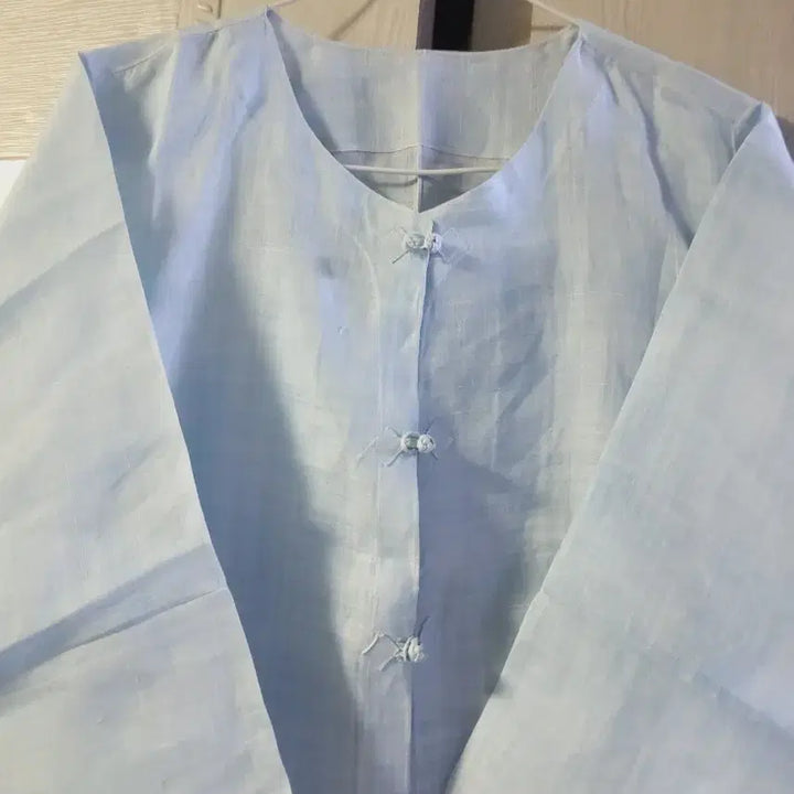 [BUNJANG] Light Blue Ramie Hanbok Top / 하늘색 모시 저고리