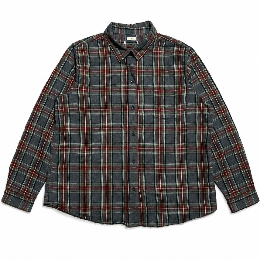 [BUNJANG] L.L.Bean Flannel Check Shirt / USA 미국 빈티지 Y2K 아메카지 워크웨어 엘엘빈 플란넬 체크 셔츠