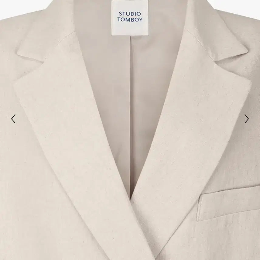 [BUNJANG] Studio Tomboy Linen Blend Short Sleeve Jacket / 스튜디오톰보이 린넨혼방 반팔자켓