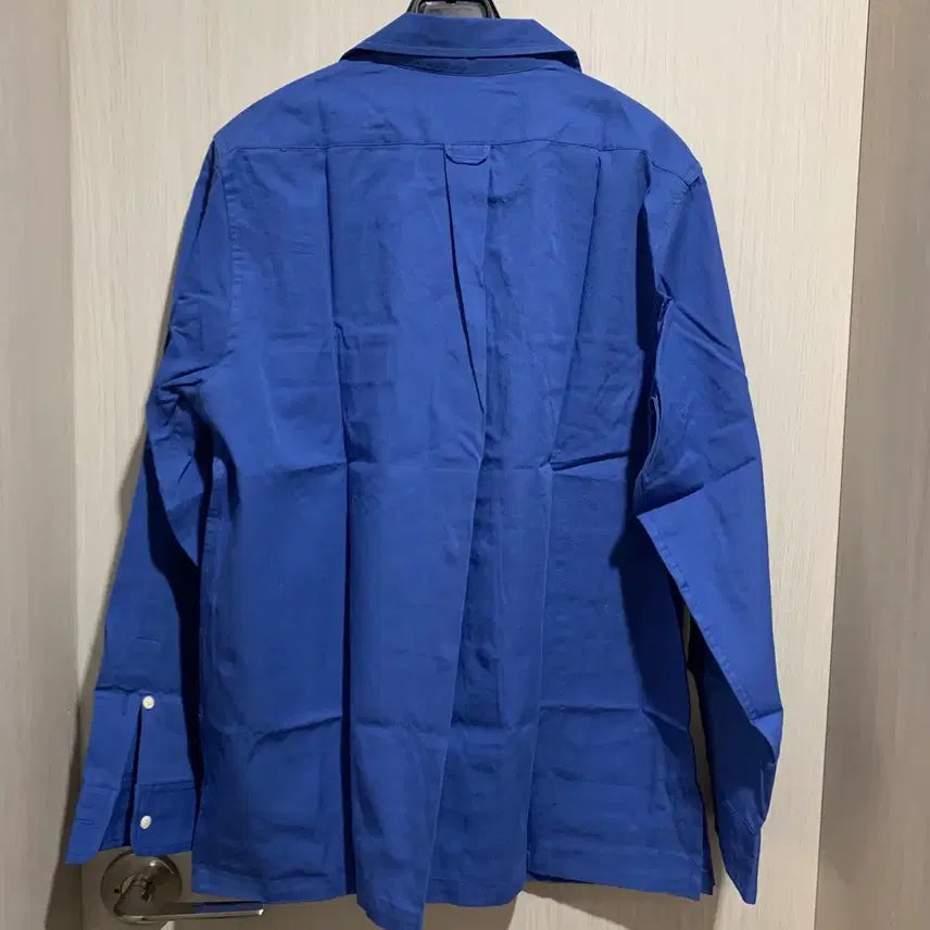 [BUNJANG] MONE Blue Pocket Collar Shirt (Unused) / MONE 블루 포켓 카라 셔츠 미사용
