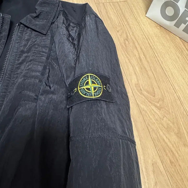 [BUNJANG] Stone Island Nylon Metal Jacket Black L / 스톤아일랜드 나일론메탈 자켓 L