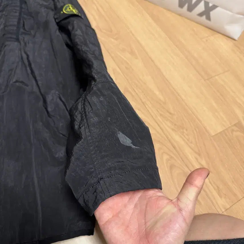 [BUNJANG] Stone Island Nylon Metal Jacket Black L / 스톤아일랜드 나일론메탈 자켓 L