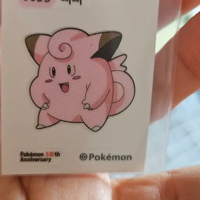 [BUNJANG] Pokemon 30th Anniversary Pipi "Ddibusal" / 포켓몬 삐삐 30주년 기념 띠부씰