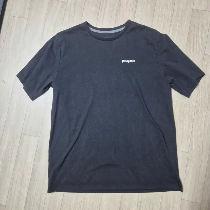 [BUNJANG] Patagonia Black Short Sleeve T-Shirt / 파타고니아 블랙 반팔 티셔츠