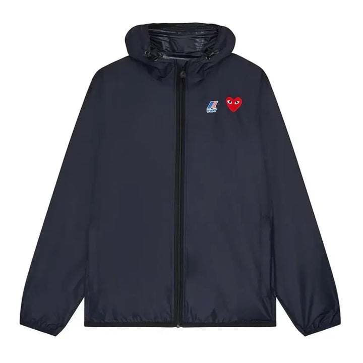 [BUNJANG] Kway x Comme des Garçons Navy Windbreaker M / KWAY X 꼼데가르송 바람막이 네이비 M 사이즈