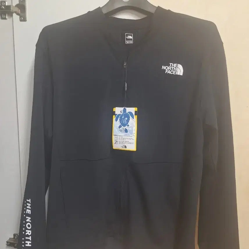 [BUNJANG] The North Face Black Full-Zip Windbreaker Rashguard Jacket / 노스페이스 블랙 바람막이 레쉬가드 워터 풀집업 자켓 새상품