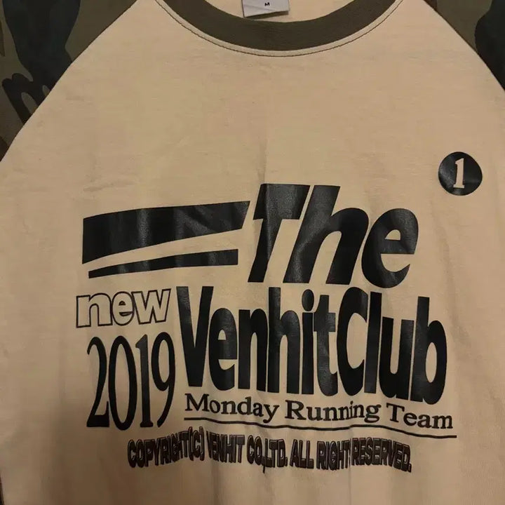 [BUNJANG] Ben Hitz Camo Long Sleeve M / 벤힛 카모 롱슬리브 m