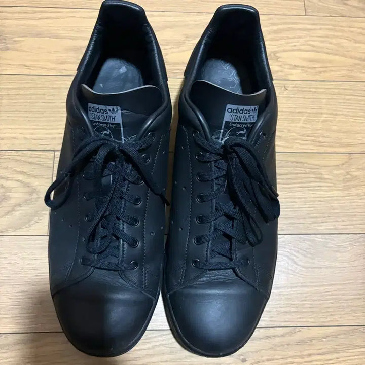 [BUNJANG] Adidas Stan Smith 80s Black Leather Sneakers Size 295 / 295 아디다스 스탠스미스 80s 블랙