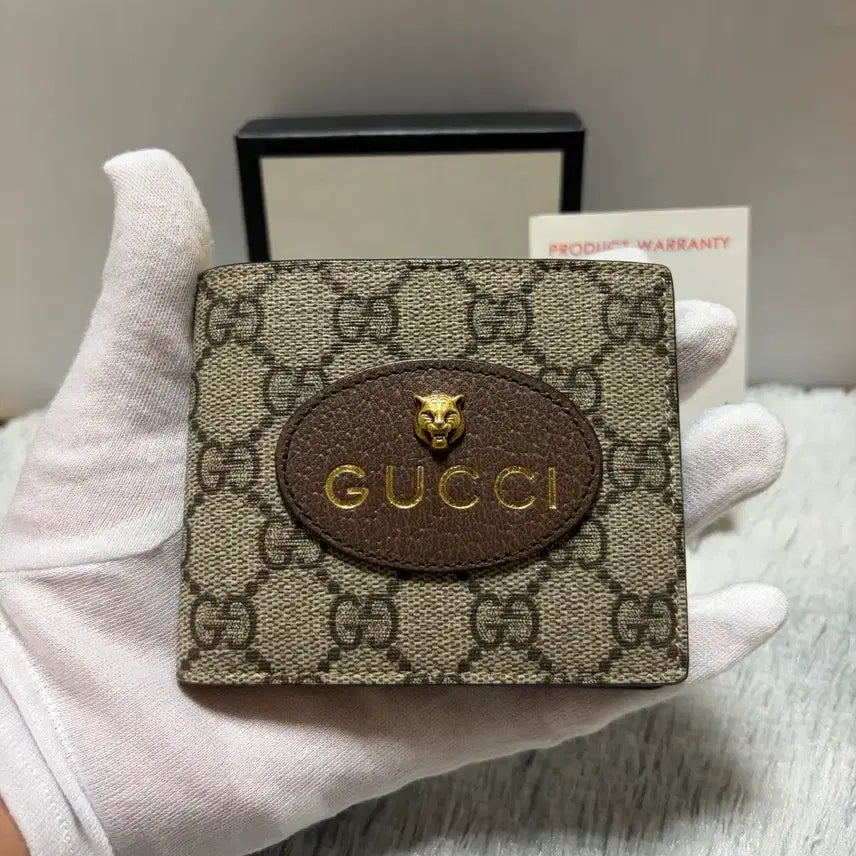 [BUNJANG] Gucci GG Neo Supreme Bi-fold Wallet / (정품)(풀구성) 구찌 GG 네오 수프림 반지갑