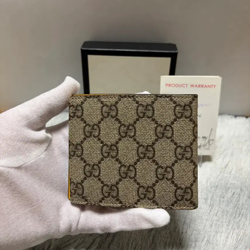 [BUNJANG] Gucci GG Neo Supreme Bi-fold Wallet / (정품)(풀구성) 구찌 GG 네오 수프림 반지갑