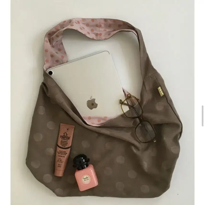 [BUNJANG] Forever Reversible Dot Bag - Brown / 포에브 리버서블 도트백 브라운