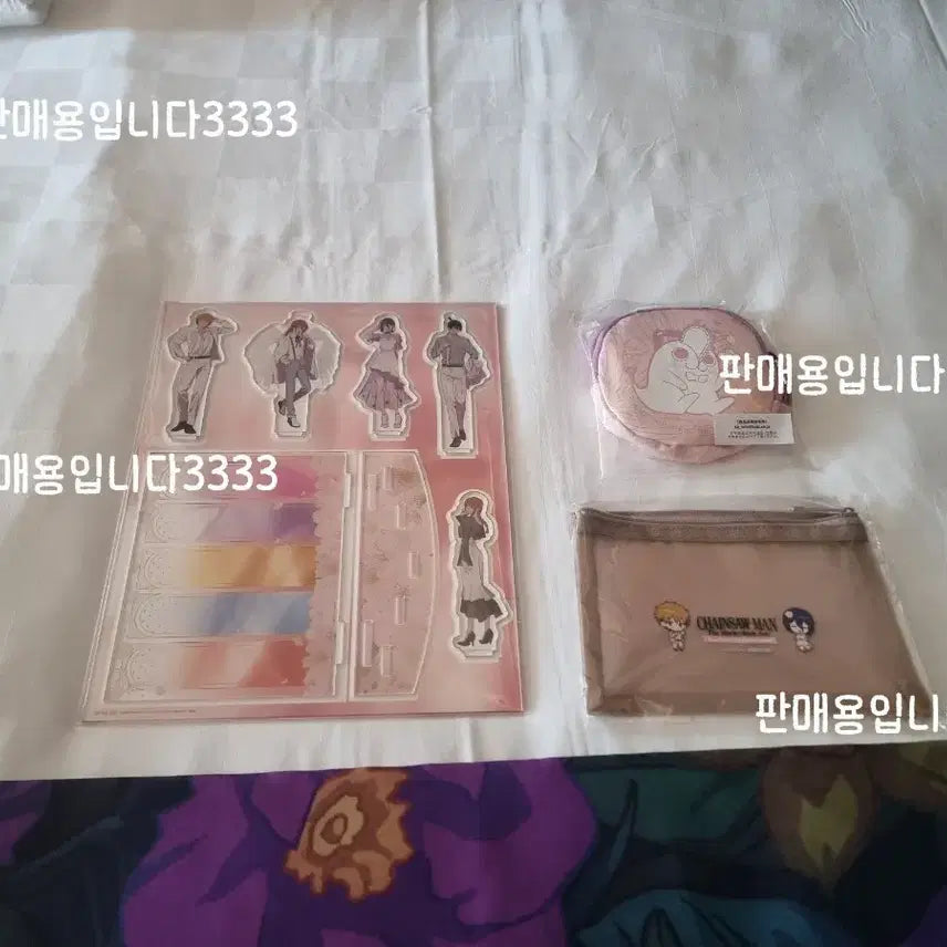 [BUNJANG] Chainsaw Man Sunshine Hotel Collaboration Limited Edition Set / 체인소맨 선샤인호텔 콜라보룸 굿즈 특전 3종