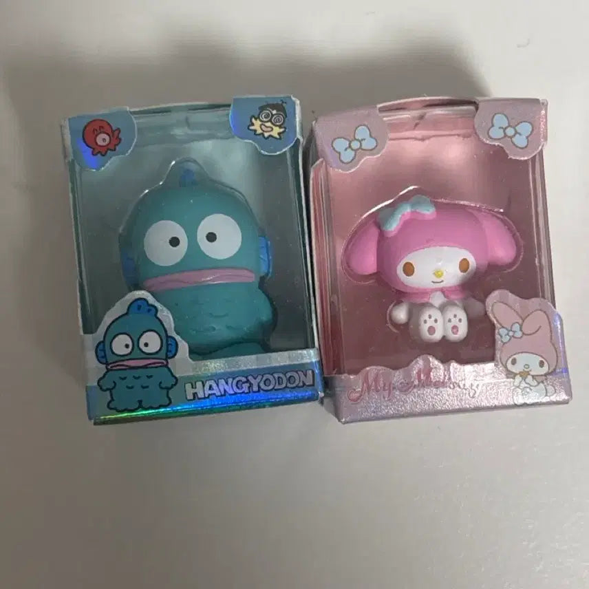 [BUNJANG] Sanrio Rice Grain Figures Bundle Set - Hangyodon, My Melody / 일괄)산리오 쌀알 피규어 한교동 마이멜로디 마멜