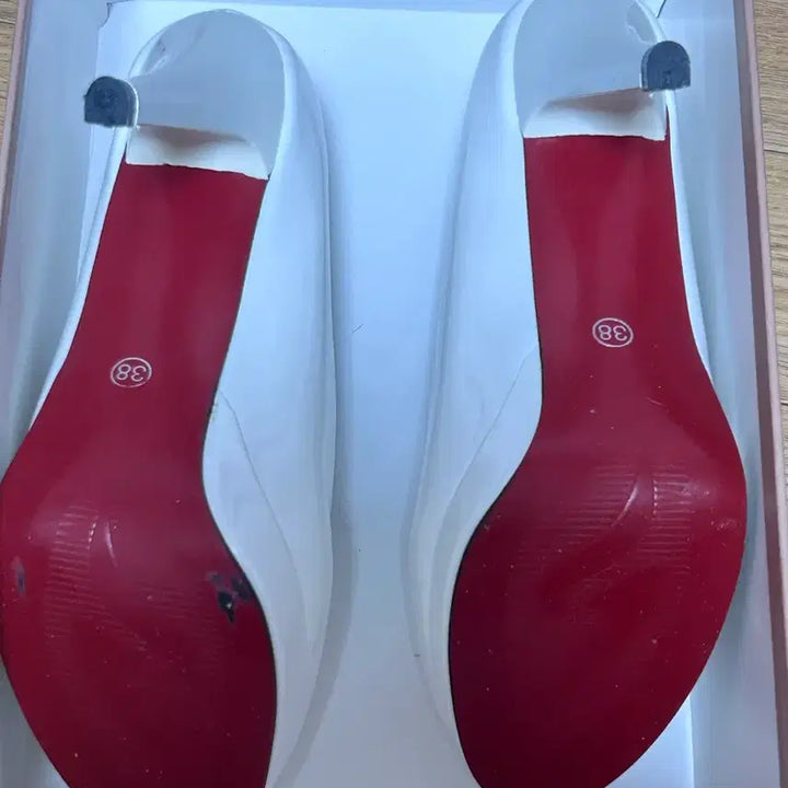 [BUNJANG] White High Heel Shoes / 화이트 하이힐 판매합니다