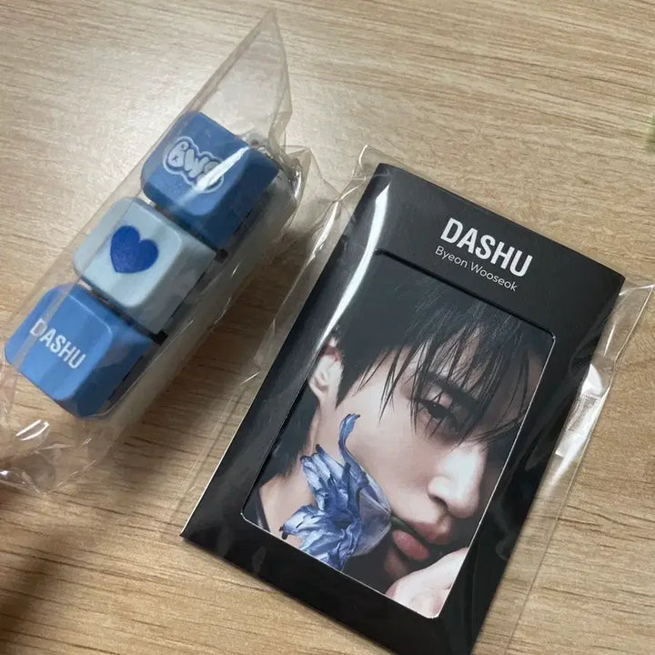 [BUNJANG] Byeon Woo Seok Photocard Set (6 pcs) + Keycap Keychain / 다슈 DASHU 변우석 포카 6장 + 키캡 기링 1개