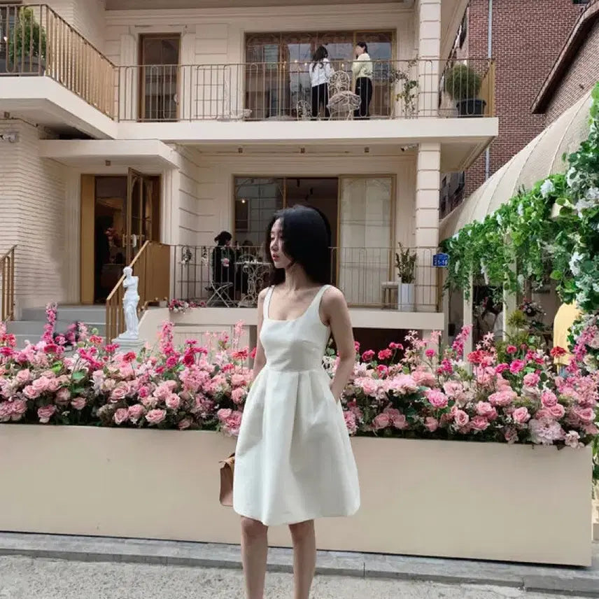 [BUNJANG] Joyful Design Old Money Midi Dress / 조이풀디자인 올드머니드레스 Old Money Dress