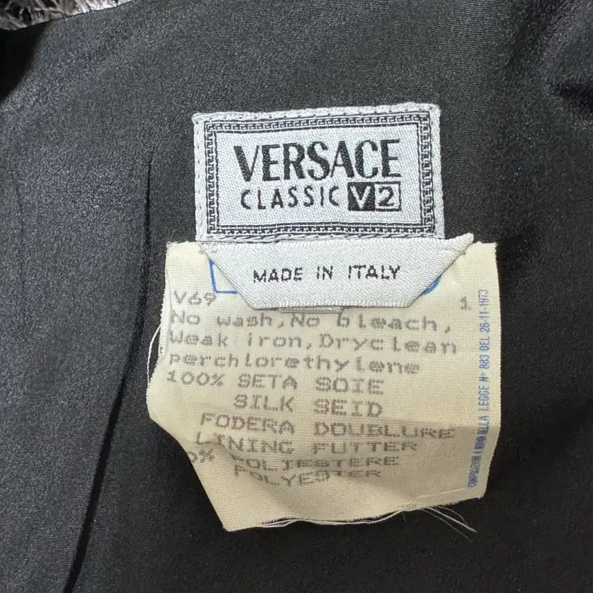 [BUNJANG] Versace Classic V2 90s Silk Slip Mini Dress IT 44 / 베르사체 클래식 V2 90s 슬립 미니 드레스 44