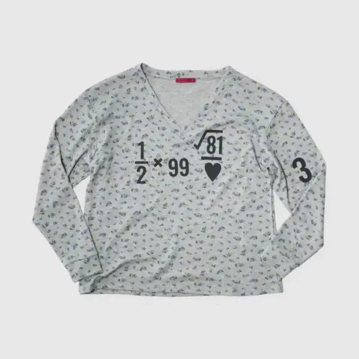 [BUNJANG] In N Yang Harmony Root V-Neck Waffle Knit (Gray) / 인앤양인하모니 루트 브이넥 그레이 Root V-neck 와플 니트