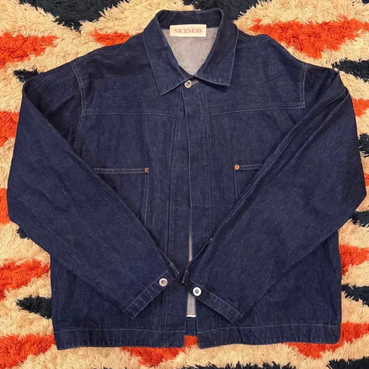 [BUNJANG] Niceness Cream.L Denim Jacket / Niceness Cream.L 데님자켓