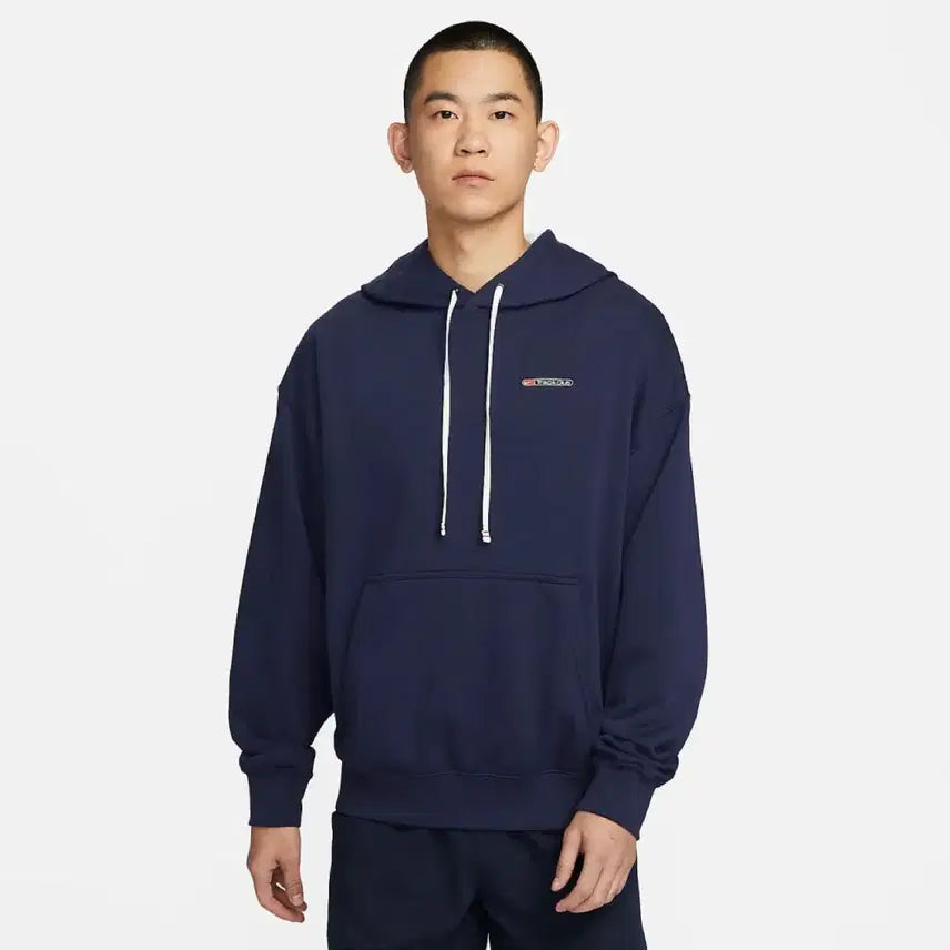 [BUNJANG] Nike Track Club Dri-Fit Fleece Running Pullover Hoodie Navy / 나이키 트랙 클럽 드라이핏 플리스 러닝 풀오버 후드 네이비