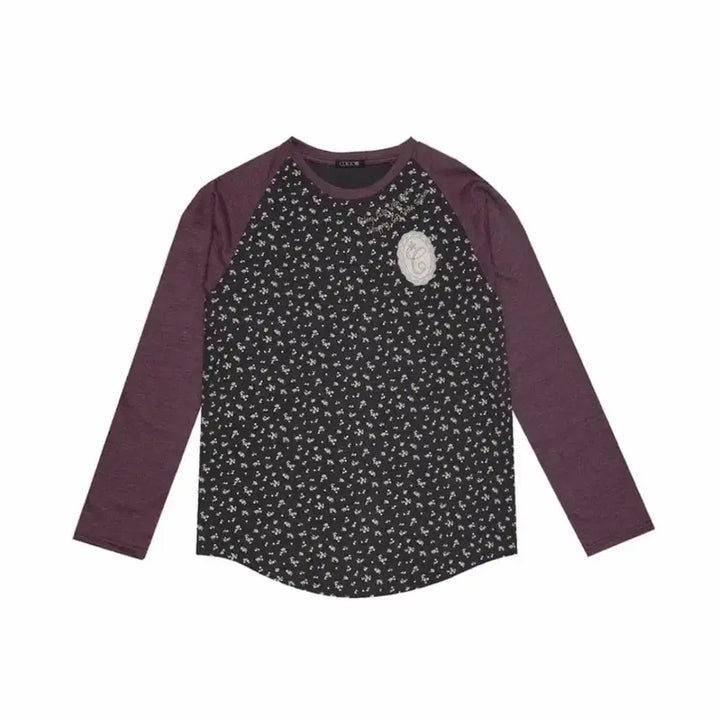 [BUNJANG] Colocynth Sleepwell Long Sleeve T-Shirt Black Flower Sleeve / 콜로신스 슬립웰 티셔츠 롱슬리브 블랙 플라워 슬리브