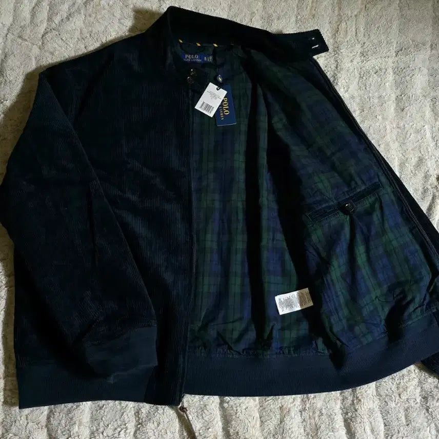 [BUNJANG] Polo Ralph Lauren Corduroy Barracuda Jacket Navy / 폴로 랄프로렌 코듀로이 바라쿠다 자켓네이비 새상품