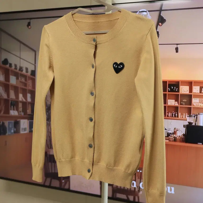 [BUNJANG] Comme des Garçons PLAY Wool Cardigan / 잠옷보다 편한 꼼데가르송 가디건