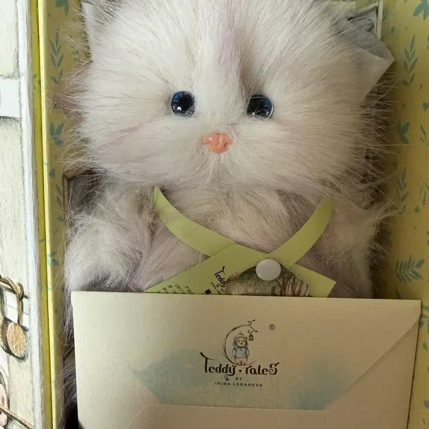 [BUNJANG] Teddy Tales Lena Cat Persian Cotton Candy Rare Version Plush Toy S Size / [한정판]테디테일즈 새상품 페르시안 솜사탕(희귀) 레나캣 S사이즈