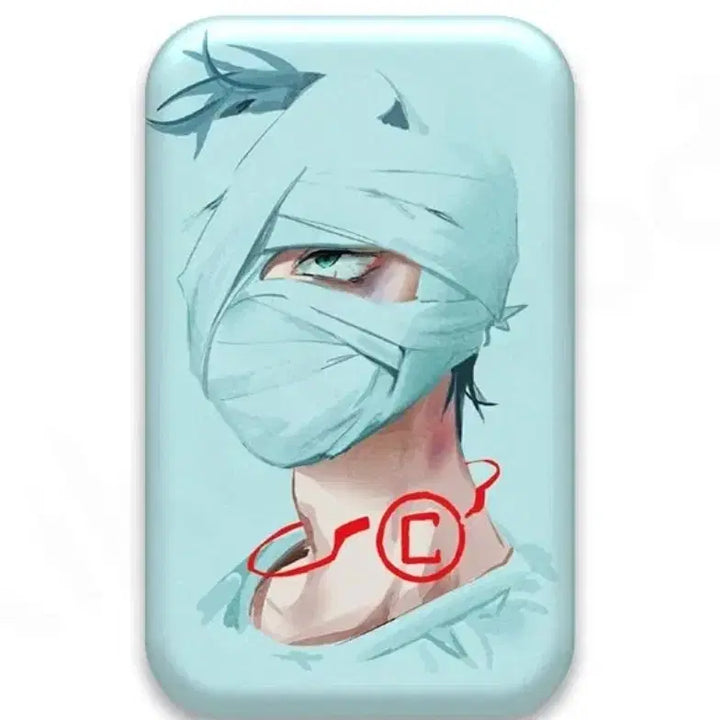 [BUNJANG] A-Stage Anact Lab Teal Square Badge / 에이스테 아낙트 실험실 틸 사각 뱃지 판매