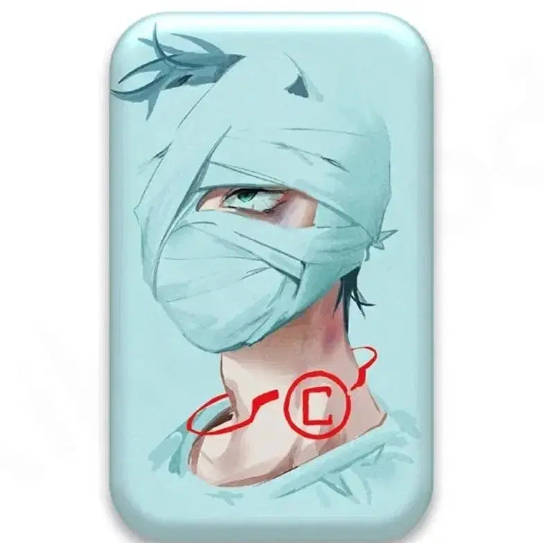 [BUNJANG] A-Stage Anact Lab Teal Square Badge / 에이스테 아낙트 실험실 틸 사각 뱃지 판매