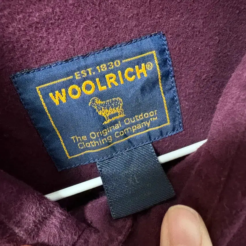 [BUNJANG] Woolrich Burgundy Shirt XL / 울리치 버번디 셔츠 XL