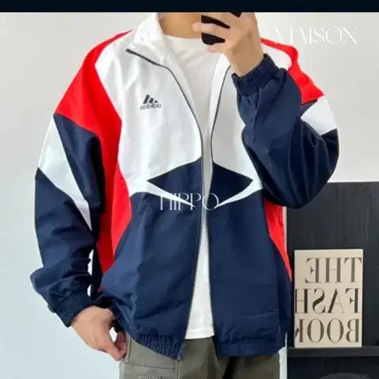 [BUNJANG] Adidas Colorblock Windbreaker / 아디다스 바람막이 컬러블록