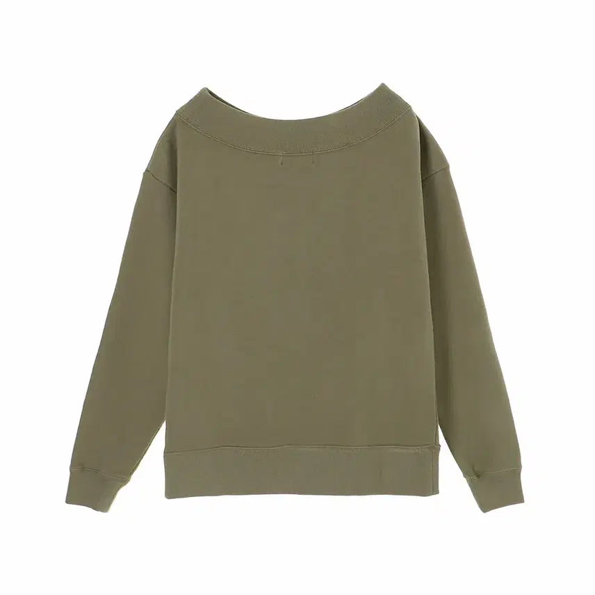 [BUNJANG] Hysteric Glamour Evil Skull Long Sleeve Sweatshirt Khaki / 히스테릭글래머 evil skull 맨투맨 롱슬리브 3way 카키