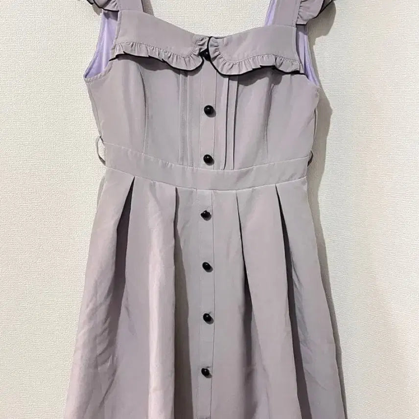 [BUNJANG] Dear My Love Frill Sleeveless Mini Dress / 디어마이러브 프릴 민소매 나시 원피스