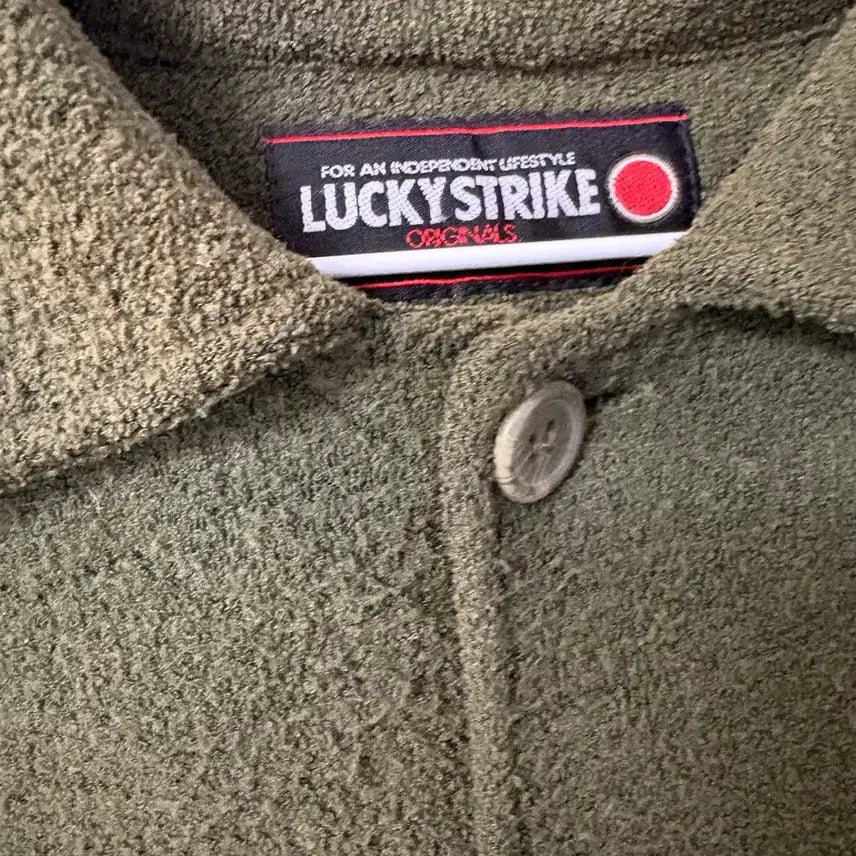 [BUNJANG] Lucky Strike Police Jacket Khaki / 럭키스트라이크 폴리스 자켓 카키