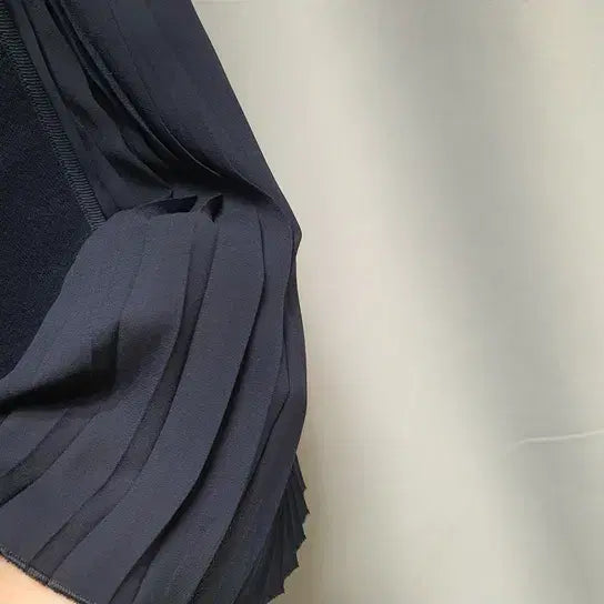 [BUNJANG] MICAHH Pleated Short Sleeve Silk Dress / MICAHH 미샤 스튜디오 플리츠 반팔 실크 원피스