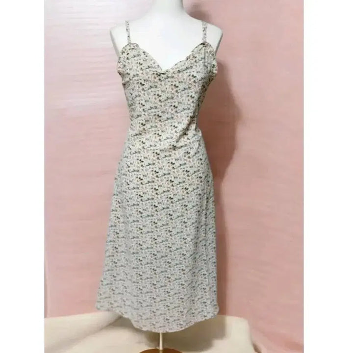 [BUNJANG] Plus Size Chiffon Sleeveless Maxi Dress - Floral Pattern / [새제품] 빅사이즈 나시 원피스, 쉬폰 원피스, 바캉스 원피스