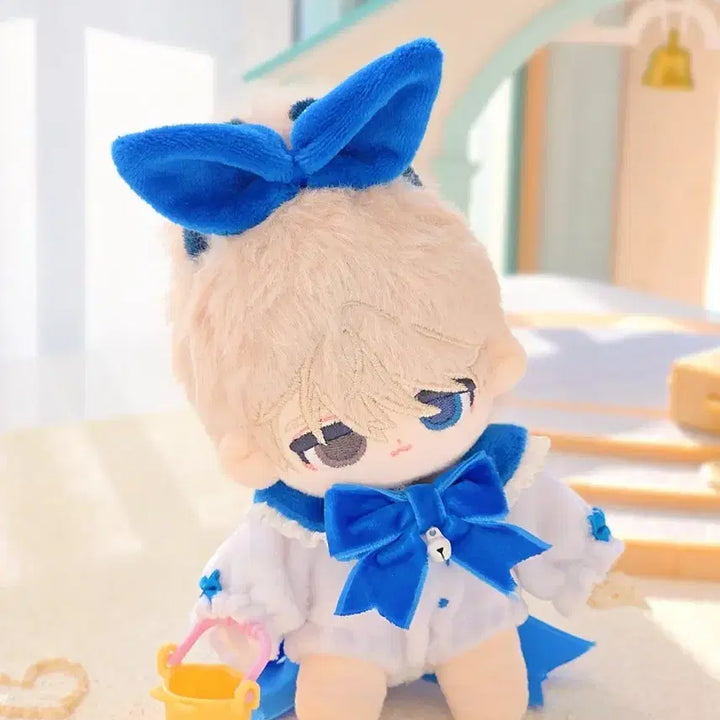 [BUNJANG] 10cm Doll Clothes Bebe Ribbon Blueberry / 10cm 인형옷 베베리본 블루베리