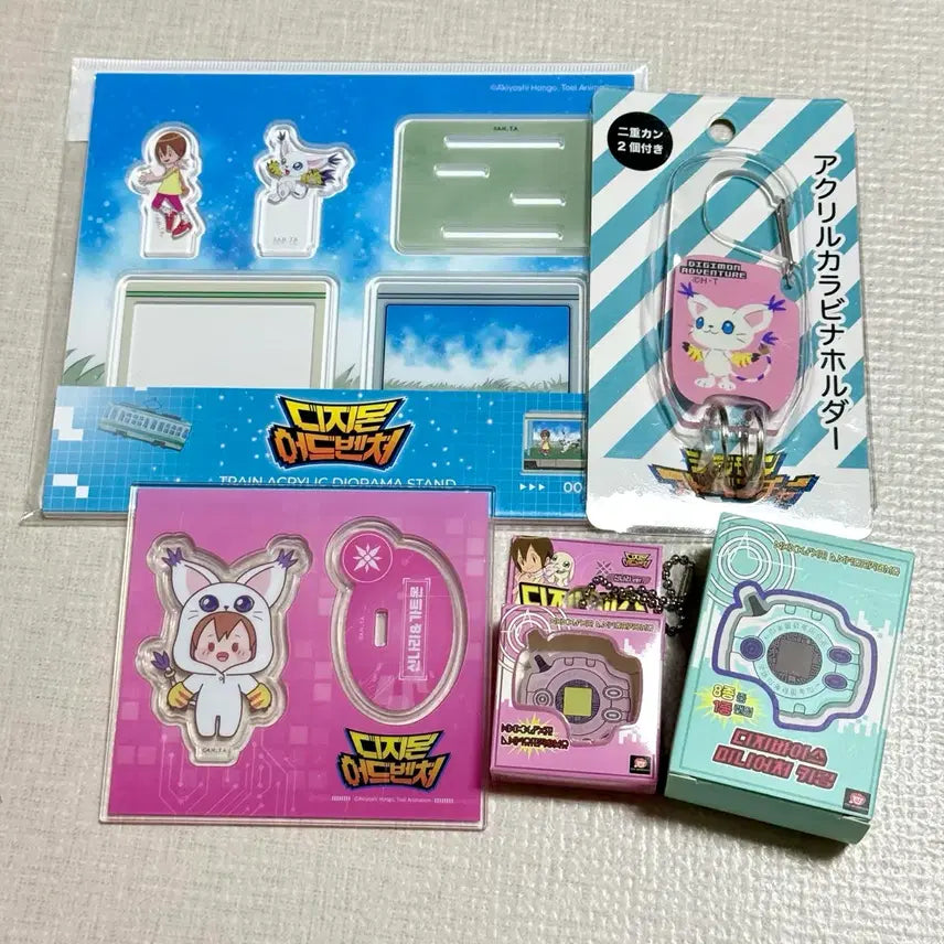 [BUNJANG] Digimon Adventure Nari &amp; Gatomon Merchandise Bundle Set / 일괄) 디지몬 어드벤처 나리가트몬 굿즈