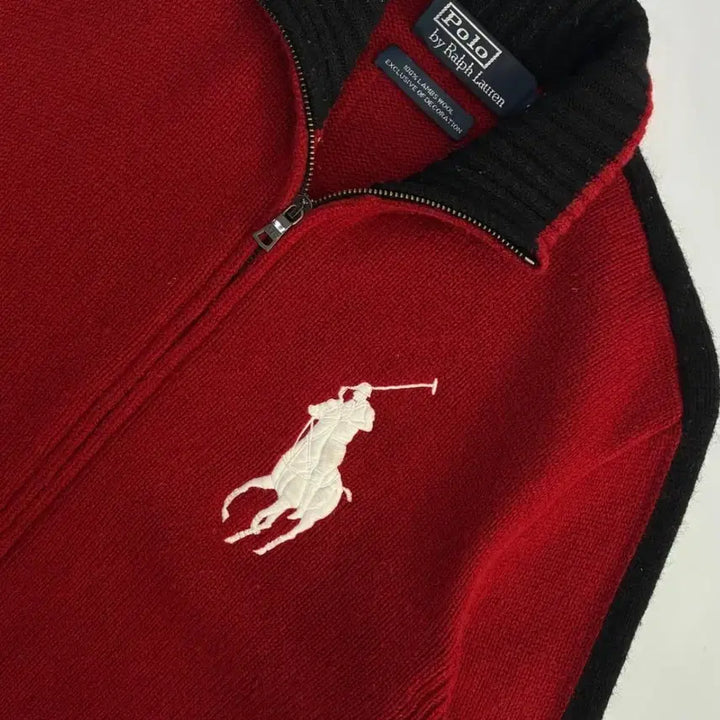 [SOLD OUT] Polo 폴로 랄프로렌 빅포니 스위스 자수 니트집업
